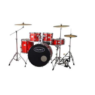 JW225-E6-MRD Барабанная установка (2 коробки), красная, TJW