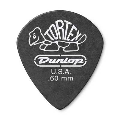 482R.60 Tortex Pitch Black Jazz III Медиаторы 72шт, толщина 0.60мм, Dunlop