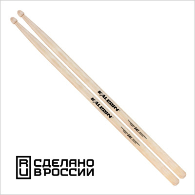 7KLHB5AL 5A Long Барабанные палочки, граб, деревянный наконечник, Kaledin Drumsticks