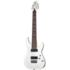 Schecter DEMON-8 VWHT Гитара электрическая, 8 струн, корпус липа, гриф клен, лады 24X Jumbo