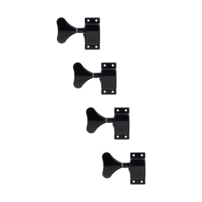 JB-150-4L-BK Колки для бас-гитары 4л, черные, Paxphil