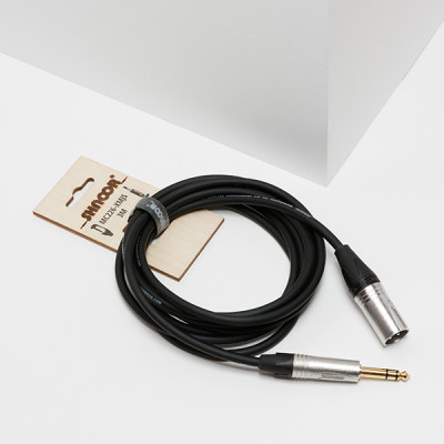 MC226-XMJS-3m Кабель микрофонный, XLRM-6.35мм стерео, 3м, SHNOOR