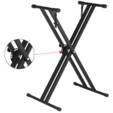 FM-802 Стойка для клавишных инструментов, Х-образная, двойная, Flanger