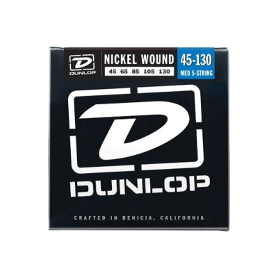 Dunlop DBN Nickel Plated Steel Bass Medium 5-130 45-130