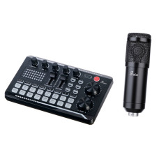 F998+BM800 Набор для стрима, конференций, игровой, студийный (микрофон, звуковая карта), Foix