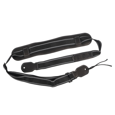 ЛРГА3 Ремень для гитары черный Лютнер