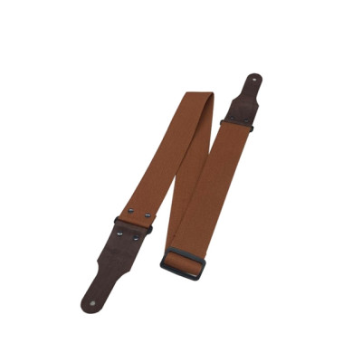 FL00031C Cotton Ремень для гитары, хлопок, коричневый, Fidel
