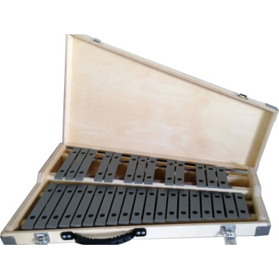 SG32С-N Колокольчики оркестровые 2,5 октавы, цвет натуральный, с кейсом. Sinkopa