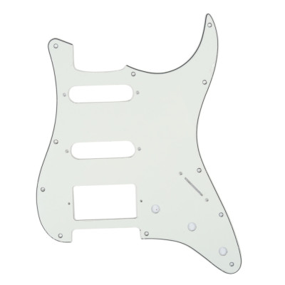 MX0312 Пикгард для электрогитары Fender Stratocaster, 3 слоя, белая, Musiclily