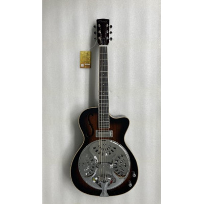 SDG-738CEQ Электро-акустическая гитара с резонатором, санберст, Caraya