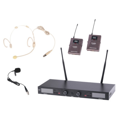 4000-UE Беспроводная микрофонная система, петличка и головной микрофон, LAudio