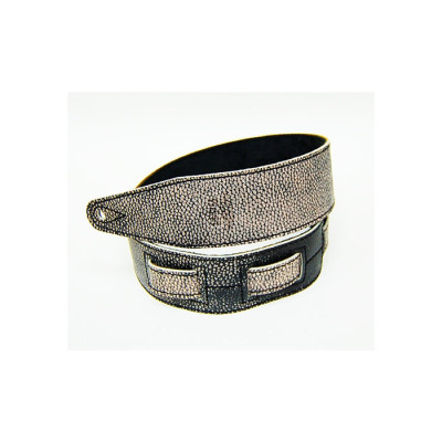 FL60036L21L Leather 21 Ремень для гитары, кожаный, гюрза, Fidel