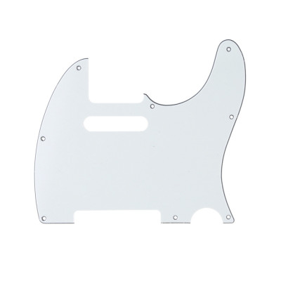 MX1400AW Пикгард для гитары Telecaster, 3 слоя, состаренная белая, Musiclily