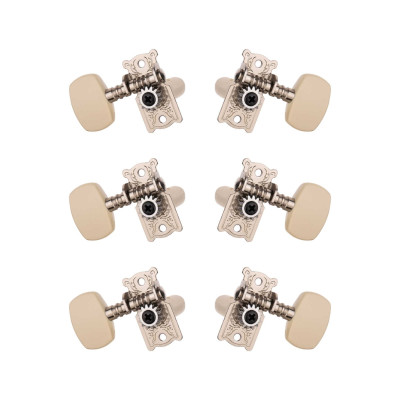 AOD-014CT Комплект одиночной колковой механики, со втулкой, никелированный, Alice