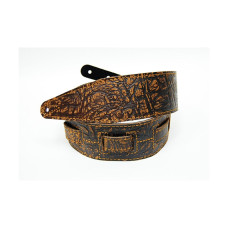 FL8014LT Leather Tigina Ремень для гитары, кожаный, Гранд-Каньон, Fidel