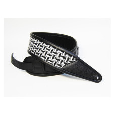 FL70000TCU Leather Custom Textil Ремень для гитары, кожа/текстиль, черный, Fidel