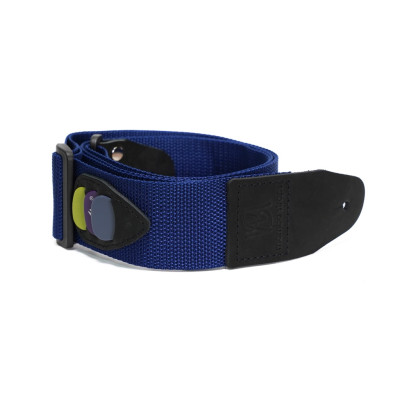 MB5030-023 Ремень для гитары, нейлоновый, синий, Mamba straps