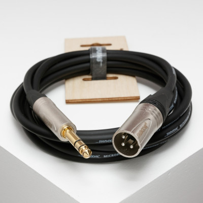 MC226-XMJS-15m Кабель микрофонный, XLRM-6.35мм стерео, 15м, SHNOOR
