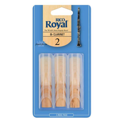 RCB0320 Rico Royal Трости для кларнета Вb, размер 2.0, 3шт, Rico