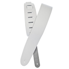 25BL02 Basic Classic Кожаный ремень для гитары, белый, Planet Waves