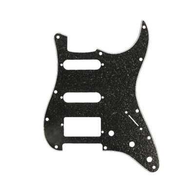 DPP-ST-BKS-HSS Защитная накладка электрогитары Stratocaster, HSS, черная, D'Andrea
