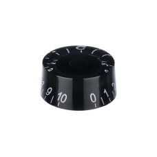 M147-4 Ручка потенциометра, LP Style, метрическая, черная (в комплекте 4 шт), Musiclily