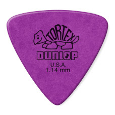 431P1.14 Tortex Triangle Медиаторы 6шт, толщина 1,14мм, треугольные, Dunlop