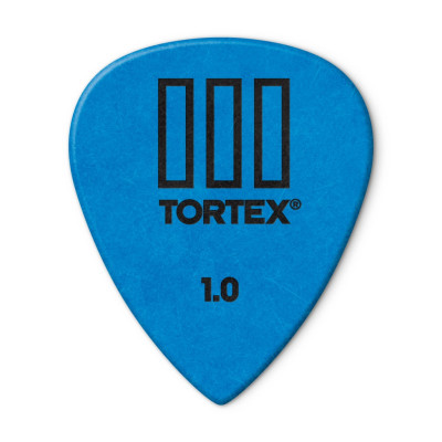 462P1.00 Tortex III Медиаторы 12шт, толщина 1,00мм, Dunlop