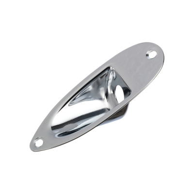 HJ101-CR Накладка выходного разъема гитары, хром, Paxphil