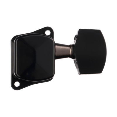 AL-015BK-L Левый одиночный колок, черный, Alice