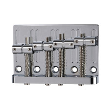 BB009-CR Бридж (струнодержатель) для бас-гитары, хром, Paxphil