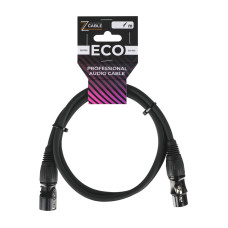 E4-XLR-M-F-0100-0 Кабель микрофонный 1м, ZZcable