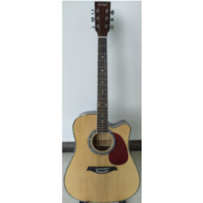 LF-4121SCEQ-N Электро-акустическая гитара, с вырезом, цвет натуральный, Homage