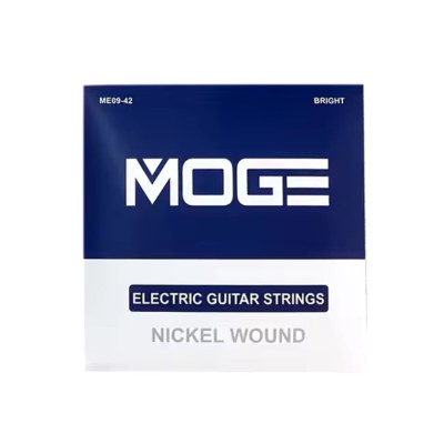 ME09 Комплект струн для электрогитары, никелированные, 9-42, Moge