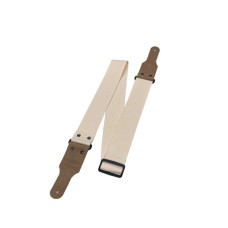 FL0010C Cotton Ремень для гитары, хлопок, белый, Fidel