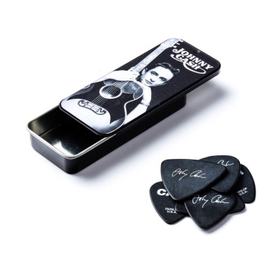 JCPT01M Johnny Cash Memphis Медиаторы 6шт, средние, в коробочке, Dunlop