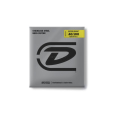 Струны для бас-гитары Dunlop DBSBS40100M Super Bright, нерж.сталь, Medium Scale, 40-100