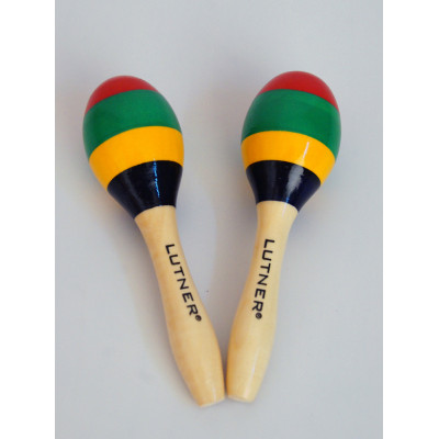 M8-1 Деревянные маракасы на ручке диаметр 4.5cм, длина 15.5см. Fleet