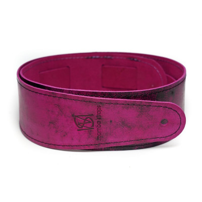 MB6061-130-2 Ремень для гитары, кожаный, розовый лофт, Mamba straps