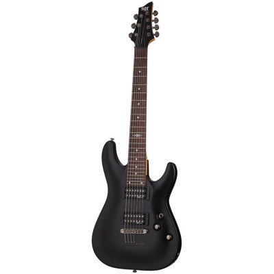 Schecter SGR C-7 Гитара электрическая  чёрная глянцевая