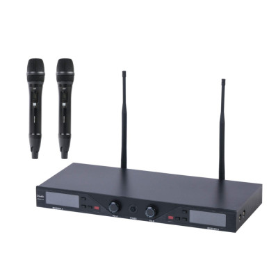 4000-UF Беспроводная микрофонная система, 2 ручных передатчика, LAudio