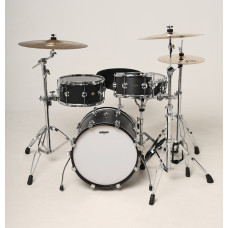 UBb-BL-1816/4 Барабанная установка компактная "Ракушка", чёрная, Мастерская Бехтеревых