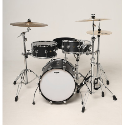 UBb-BL-1816/4 Барабанная установка компактная "Ракушка", чёрная, Мастерская Бехтеревых