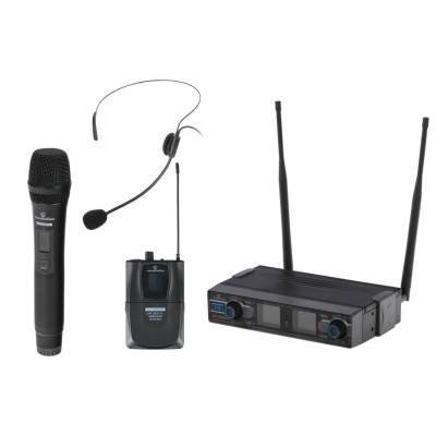 WF-D290HP Беспроводная микрофонная система, ручной и головной микрофон, Soundsation