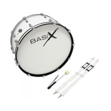 Basix Marching Bass Drum 24x12" бас-барабан маршевый 24х12 с ремнем и колотушкой
