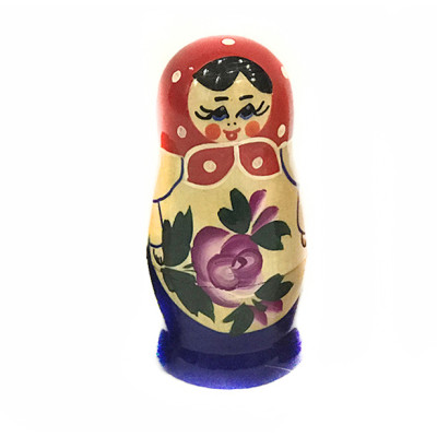 LHM101056 Матрешка 3 кукольная "Семёновская гуашь", Хохлома