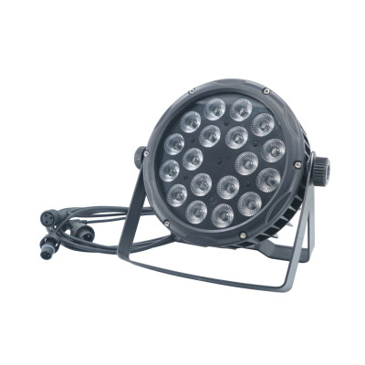 PL-46 Светодиодный прожектор, RGBWAUV, 18х6Вт, LFocus