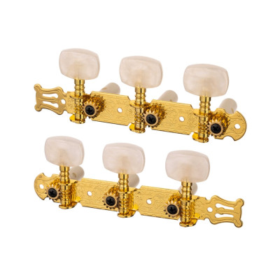 AOD-019CP Комплект колковой механики для классической гитары, позолоченный, Alice