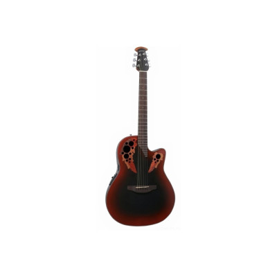 Ovation CE44-RRB Celebrity Elite Mid Cutaway Reversed Redburst электроакустическая гитара