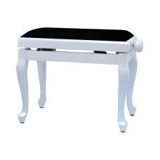 GEWA Deluxe Classic White high gloss Black Cover банкетка фортепианная
